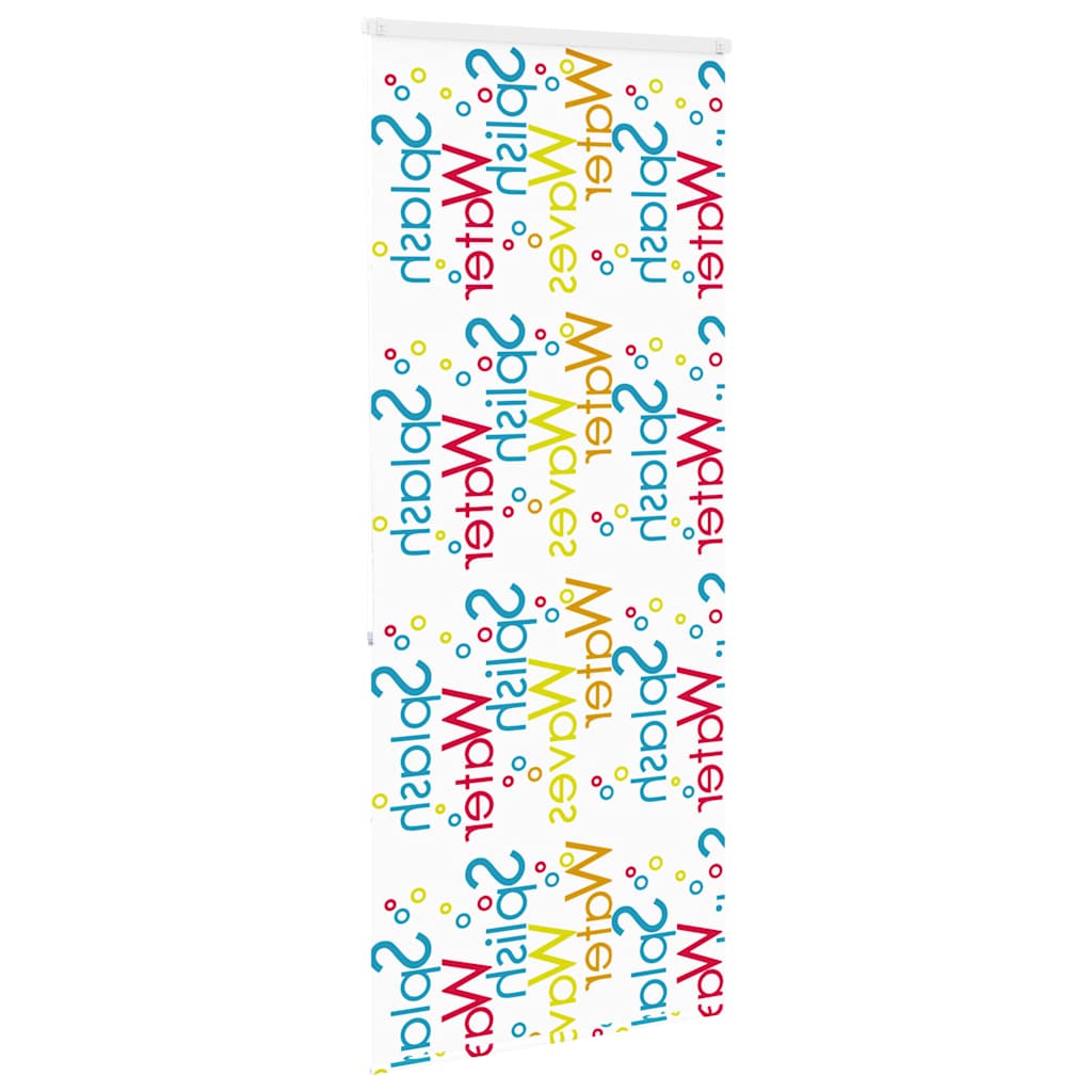 Doucherolgordijn met cassette 110x240 cm stofbreedte 106 cm