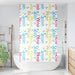 Doucherolgordijn met cassette 130x240 cm stofbreedte 126 cm
