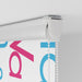 Doucherolgordijn met cassette 130x240 cm stofbreedte 126 cm