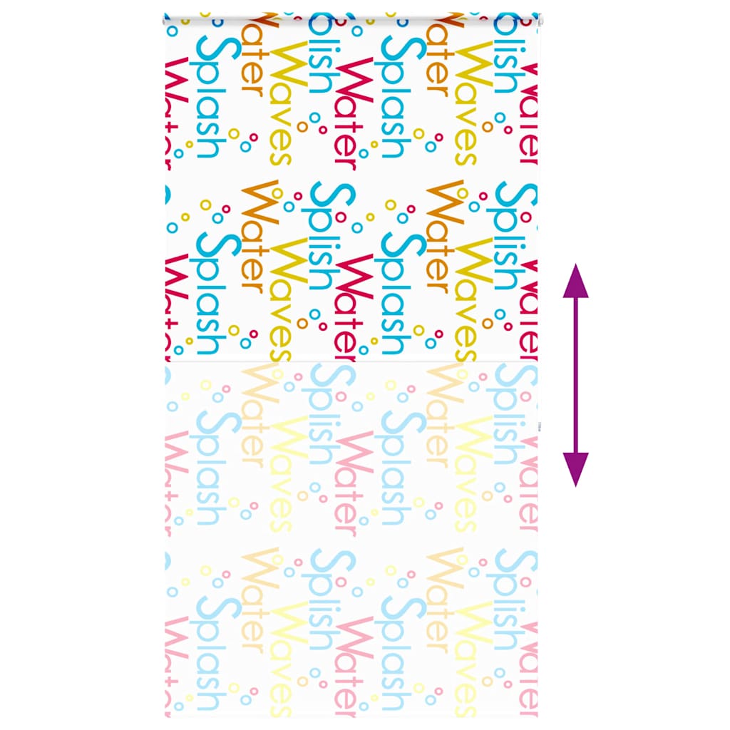 Doucherolgordijn met cassette 140x240 cm stofbreedte 136 cm