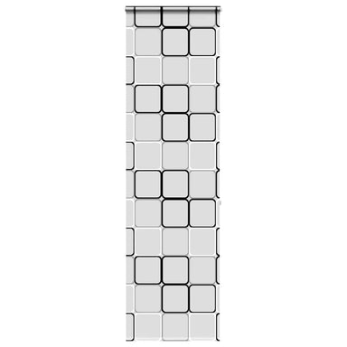 Doucherolgordijn met cassette 60x240 cm stofbreedte 56 cm