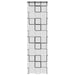 Doucherolgordijn met cassette 70x240 cm stofbreedte 66 cm