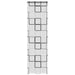 Doucherolgordijn met cassette 80x240 cm stofbreedte 76 cm