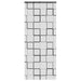 Doucherolgordijn met cassette 100x240 cm stofbreedte 96 cm