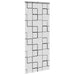Doucherolgordijn met cassette 100x240 cm stofbreedte 96 cm