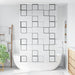Doucherolgordijn met cassette 130x240 cm stofbreedte 126 cm