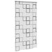 Doucherolgordijn met cassette 130x240 cm stofbreedte 126 cm