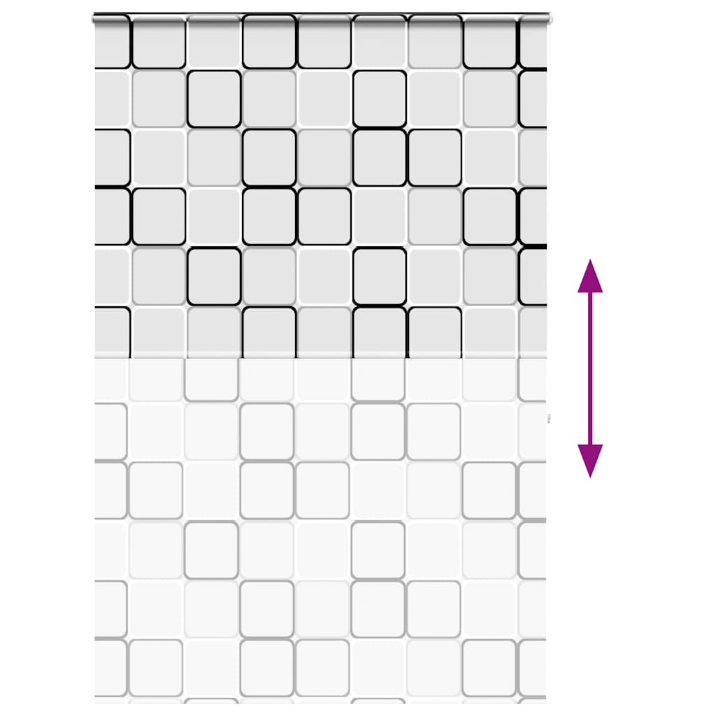 Doucherolgordijn met cassette 150x240 cm stofbreedte 146 cm