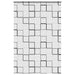 Doucherolgordijn met cassette 160x240 cm stofbreedte 156 cm
