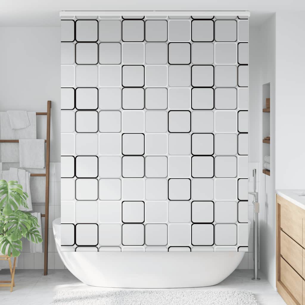 Doucherolgordijn met cassette 160x240 cm stofbreedte 156 cm