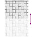 Doucherolgordijn met cassette 160x240 cm stofbreedte 156 cm