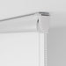 Doucherolgordijn met cassette 60x240 cm stofbreedte 56 cm
