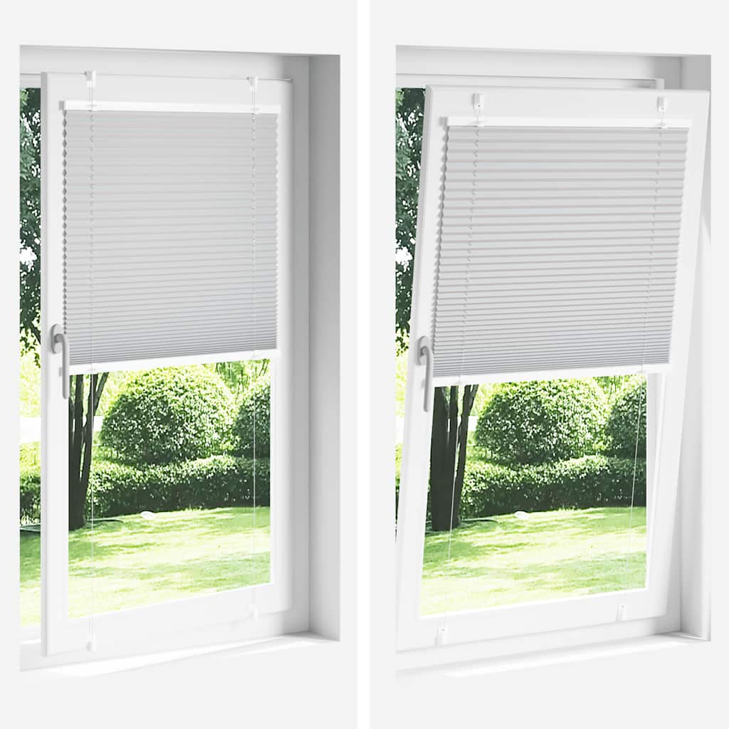 Plissé rolgordijn 50x100 cm stofbreedte 49,4 cm antraciet
