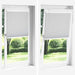 Plissé rolgordijn 50x100 cm stofbreedte 49,4 cm antraciet