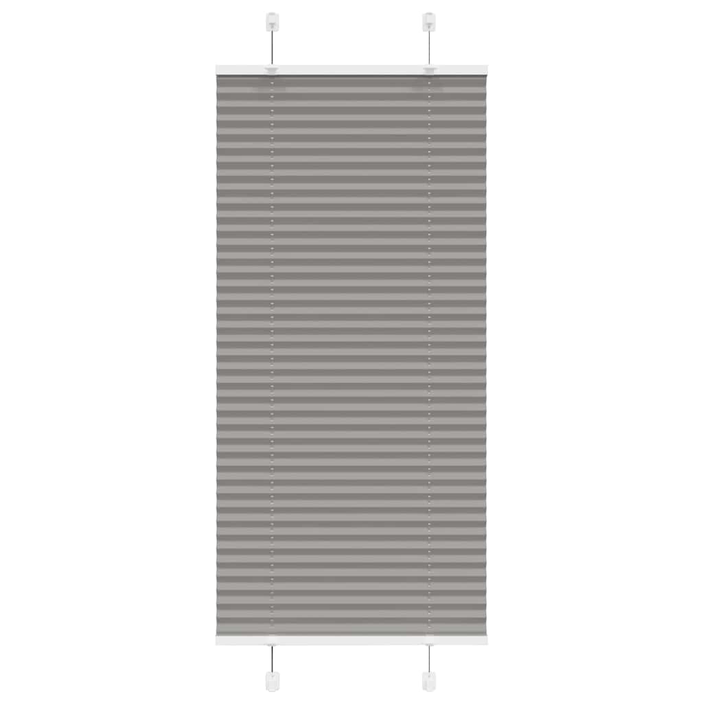 Plissé rolgordijn 55x100 cm stofbreedte 54,4 cm antraciet