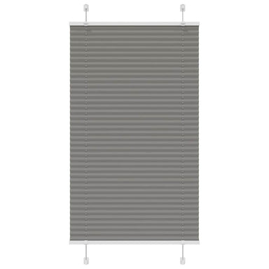 Plissé rolgordijn 70x100 cm stofbreedte 69,4 cm antraciet