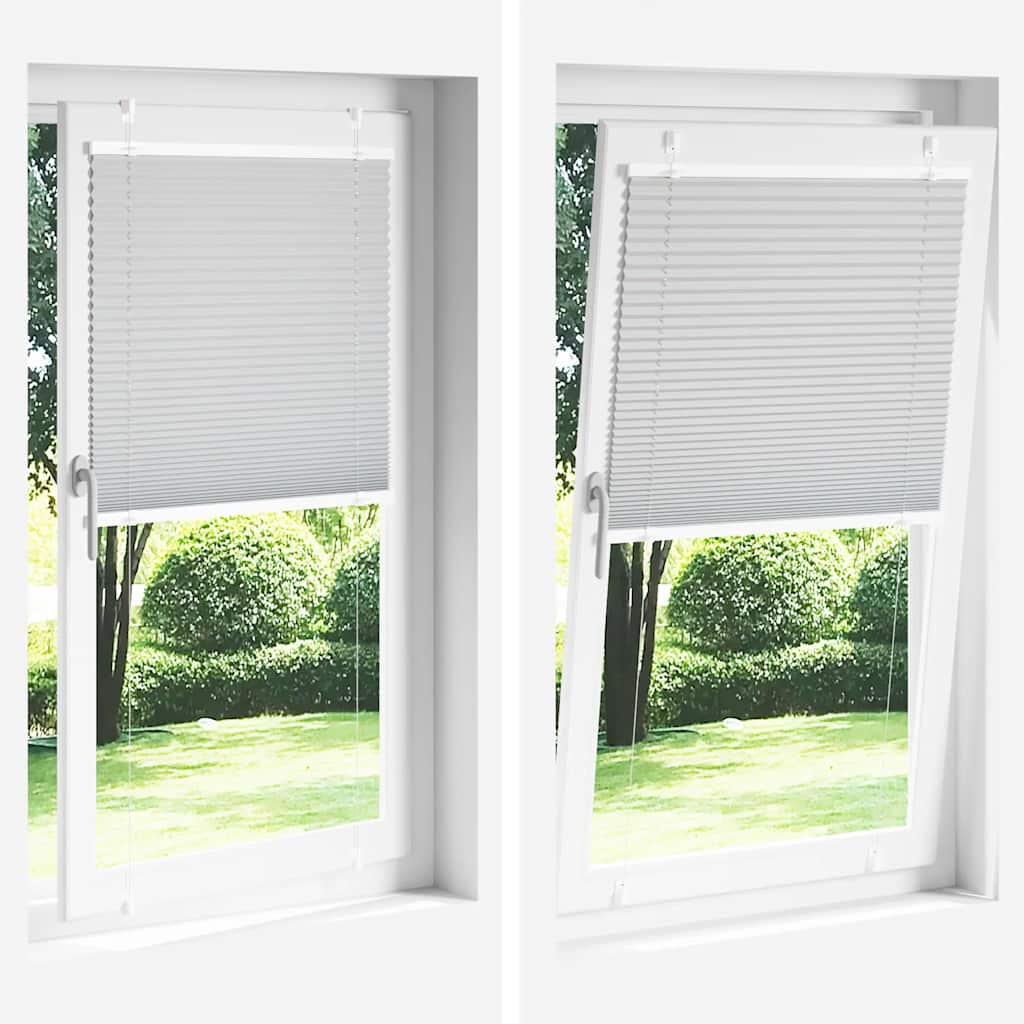 Plissé rolgordijn 95x100 cm stofbreedte 94,4 cm antraciet