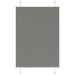 Plissé rolgordijn 100x100 cm stofbreedte 99,4 cm antraciet