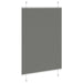 Plissé rolgordijn 100x100 cm stofbreedte 99,4 cm antraciet
