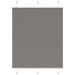 Plissé rolgordijn 105x100 cm stofbreedte 104,4 cm antraciet
