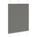 Plissé rolgordijn 105x100 cm stofbreedte 104,4 cm antraciet