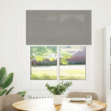 Plissé rolgordijn 105x100 cm stofbreedte 104,4 cm antraciet