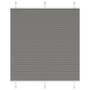 Plissé rolgordijn 120x100 cm stofbreedte 119,4 cm antraciet