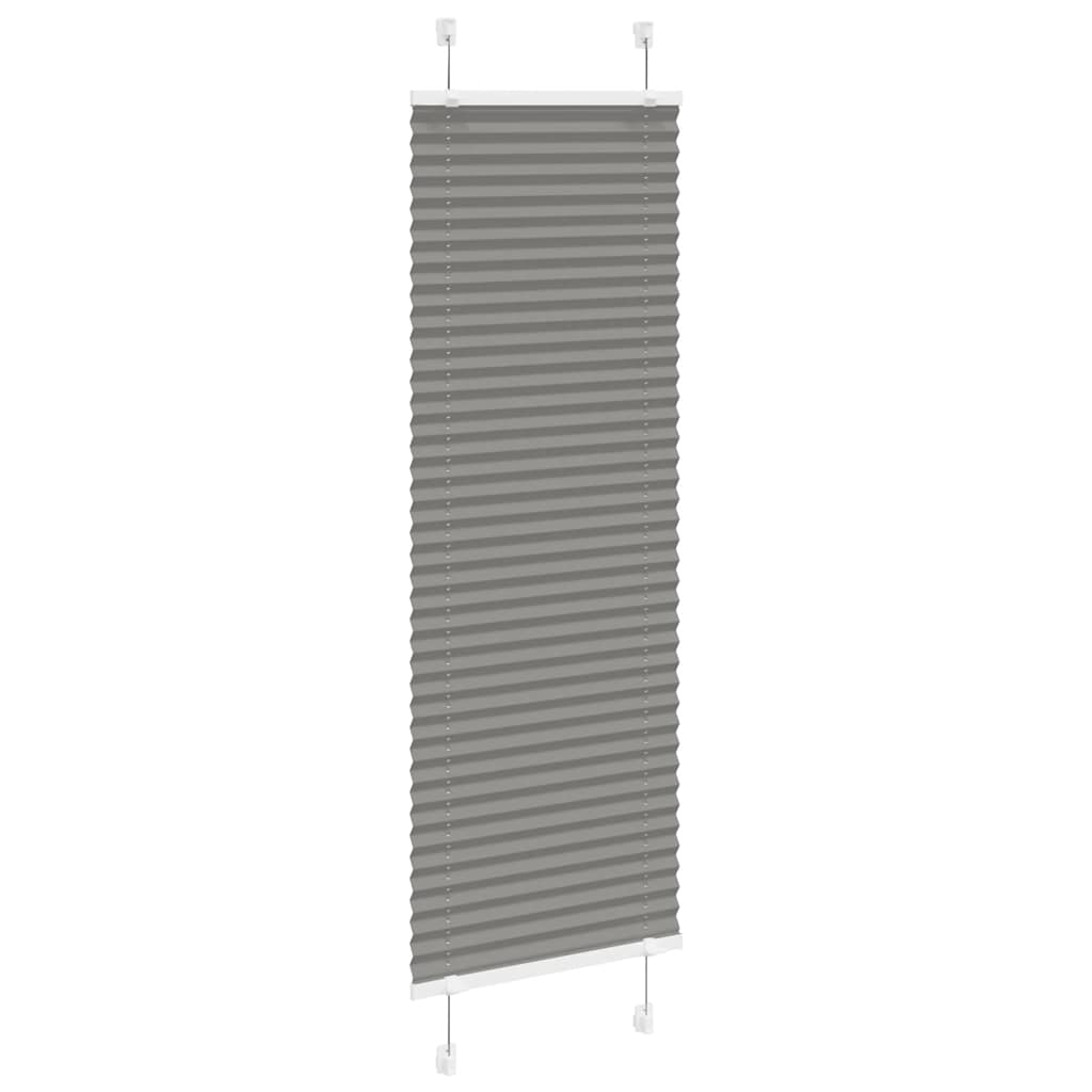 Plissé rolgordijn 40x150 cm stofbreedte 39,4 cm antraciet