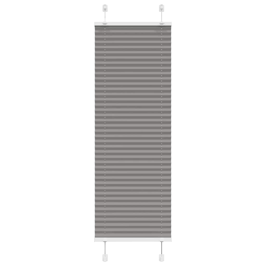 Plissé rolgordijn 45x150 cm stofbreedte 44,4 cm antraciet