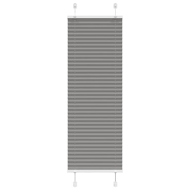 Plissé rolgordijn 50x150 cm stofbreedte 49,4 cm antraciet
