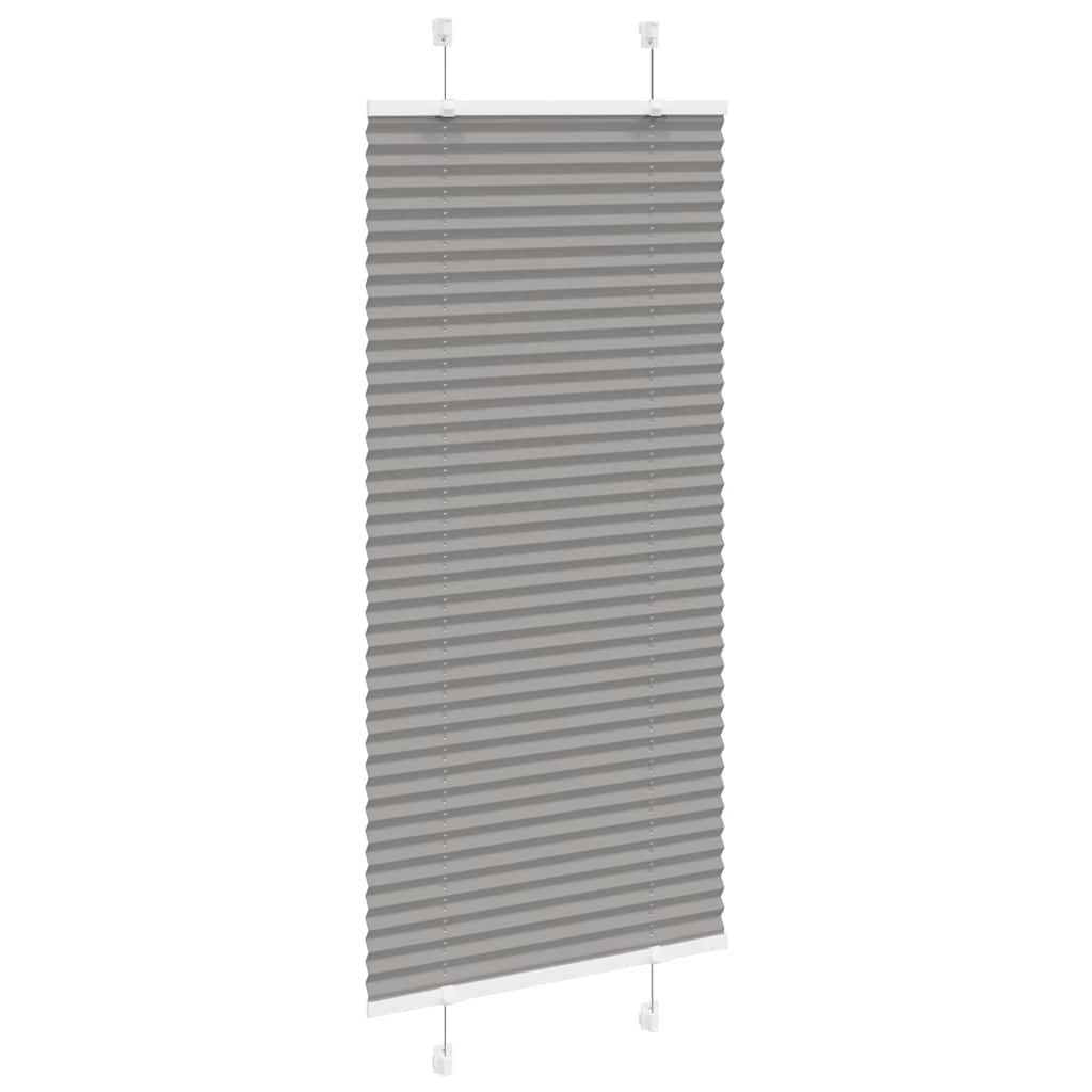 Plissé rolgordijn 55x150 cm stofbreedte 54,4 cm antraciet