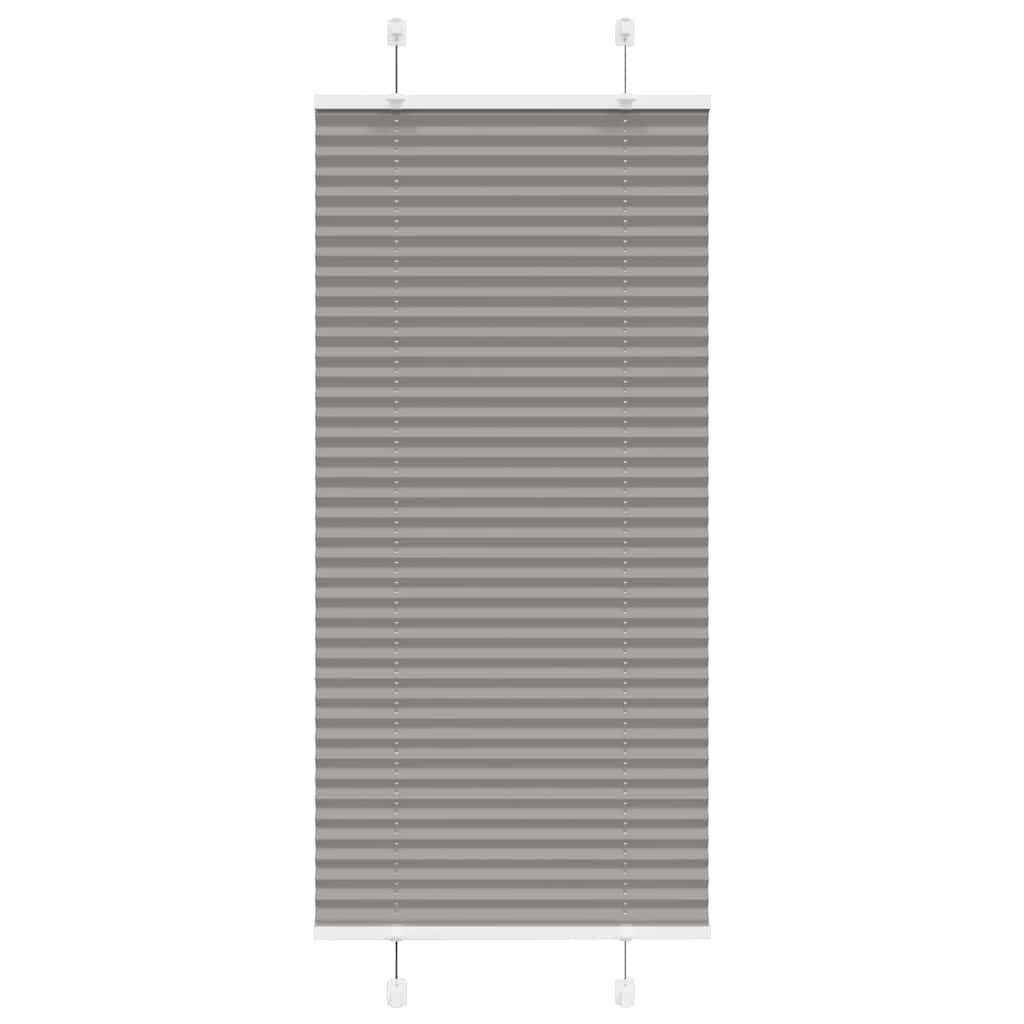 Plissé rolgordijn 60x150 cm stofbreedte 59,4 cm antraciet