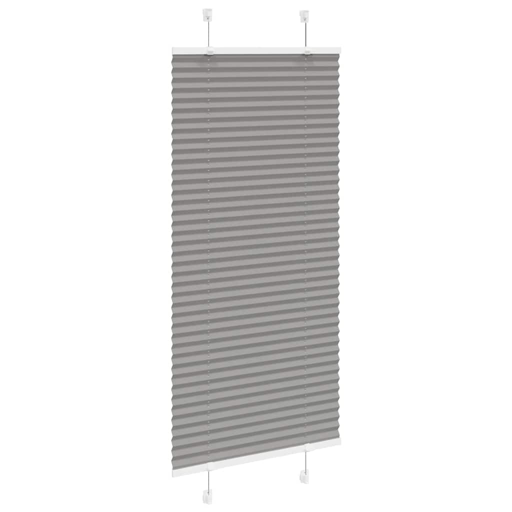 Plissé rolgordijn 60x150 cm stofbreedte 59,4 cm antraciet