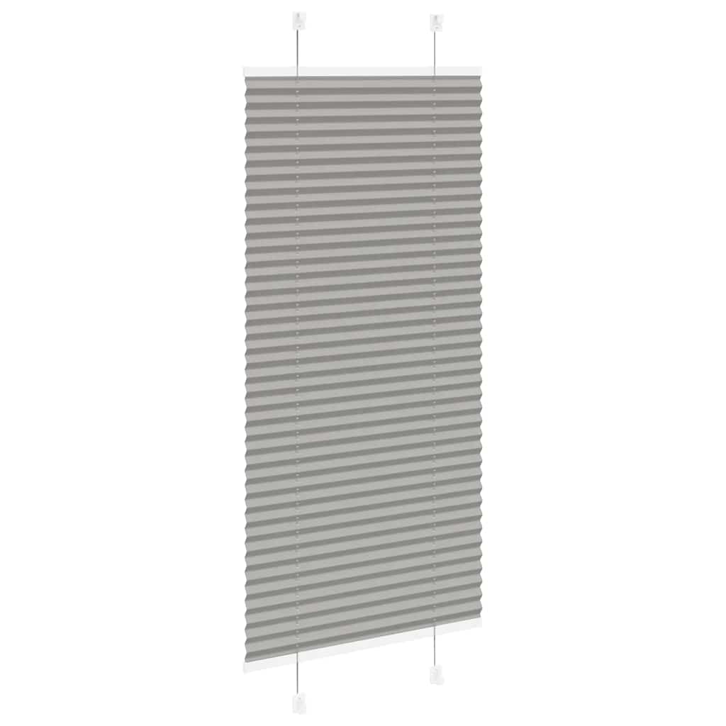 Plissé rolgordijn 60x150 cm stofbreedte 59,4 cm antraciet