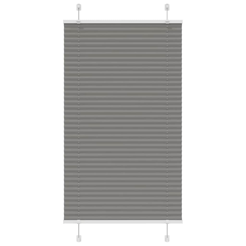 Plissé rolgordijn 70x150 cm stofbreedte 69,4 cm antraciet