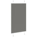 Plissé rolgordijn 70x150 cm stofbreedte 69,4 cm antraciet