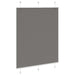 Plissé rolgordijn 105x150 cm stofbreedte 104,4 cm antraciet