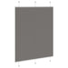 Plissé rolgordijn 105x150 cm stofbreedte 104,4 cm antraciet