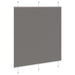 Plissé rolgordijn 115x150 cm stofbreedte 114,4 cm antraciet