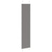 Plissé rolgordijn 45x200 cm stofbreedte 44,4 cm antraciet