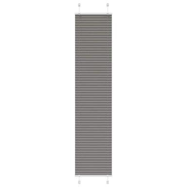 Plissé rolgordijn 50x200 cm stofbreedte 49,4 cm antraciet