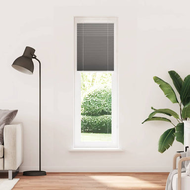 Plissé rolgordijn 55x200 cm stofbreedte 54,4 cm antraciet