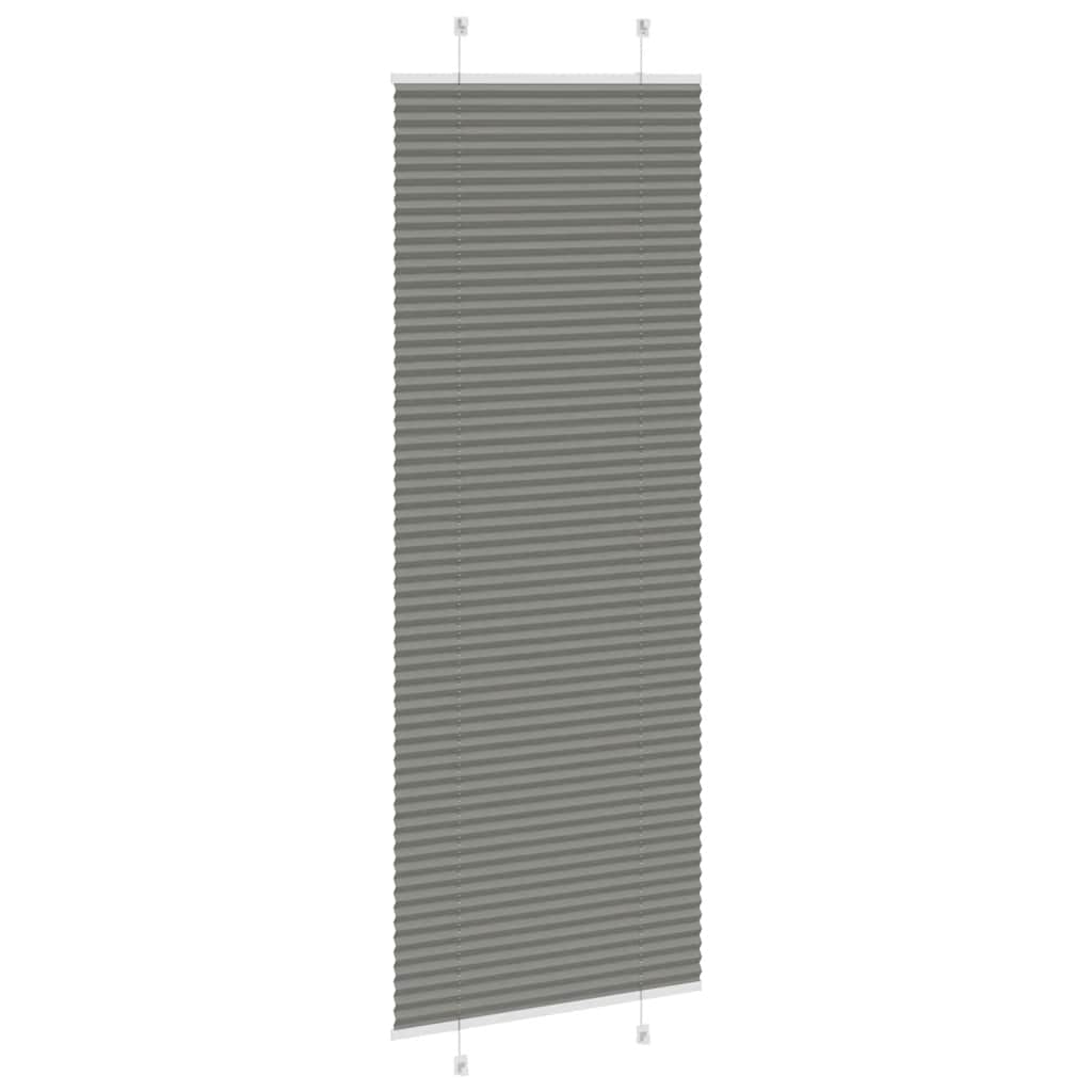 Plissé rolgordijn 70x200 cm stofbreedte 69,4 cm antraciet