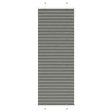 Plissé rolgordijn 80x200 cm stofbreedte 79,4 cm antraciet