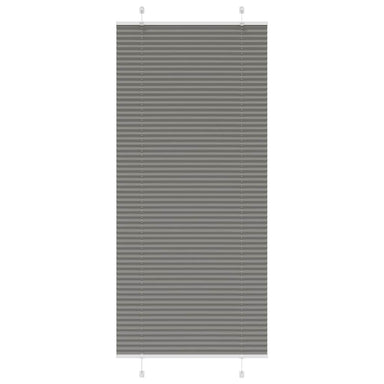 Plissé rolgordijn 85x200 cm stofbreedte 84,4 cm antraciet