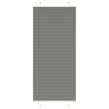 Plissé rolgordijn 95x200 cm stofbreedte 94,4 cm antraciet