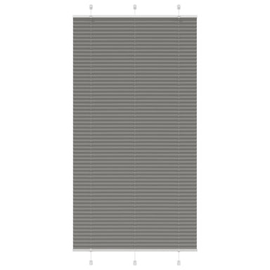 Plissé rolgordijn 110x200 cm stofbreedte 109,4 cm antraciet