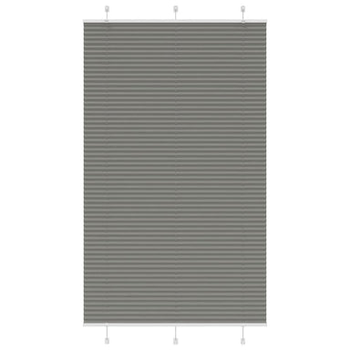 Plissé rolgordijn 120x200 cm stofbreedte 119,4 cm antraciet