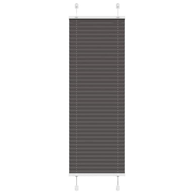 Plissé rolgordijn 40x100 cm stofbreedte 39,4 cm polyester zwart
