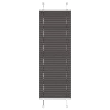 Plissé rolgordijn 45x100 cm stofbreedte 44,4 cm polyester zwart